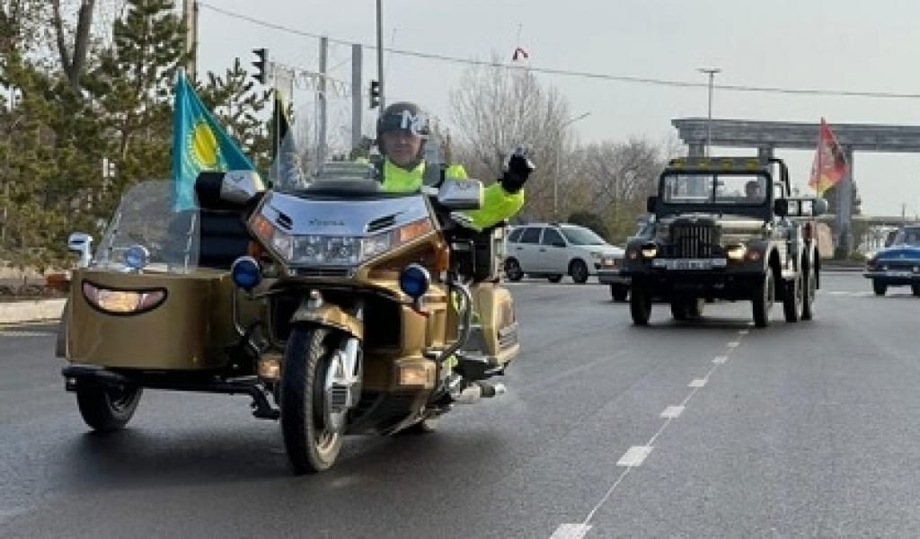 ҚОНАЕВ ҚАЛАСЫНДА САЯСИ ШАРАНЫҢ ҚҰРМЕТІНЕ АВТОШЕРУ ҰЙЫМДАСТЫРЫЛДЫ