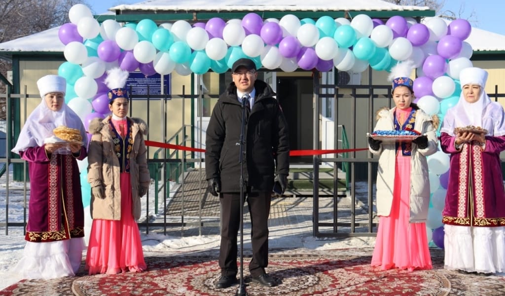 ТӘУЕЛСІЗДІК МЕРЕКЕСІНЕ ОРАЙ ҮШКӨМЕЙ АУЫЛЫНДА МЕДИЦИНАЛЫҚ ПУНКТ АШЫЛДЫ