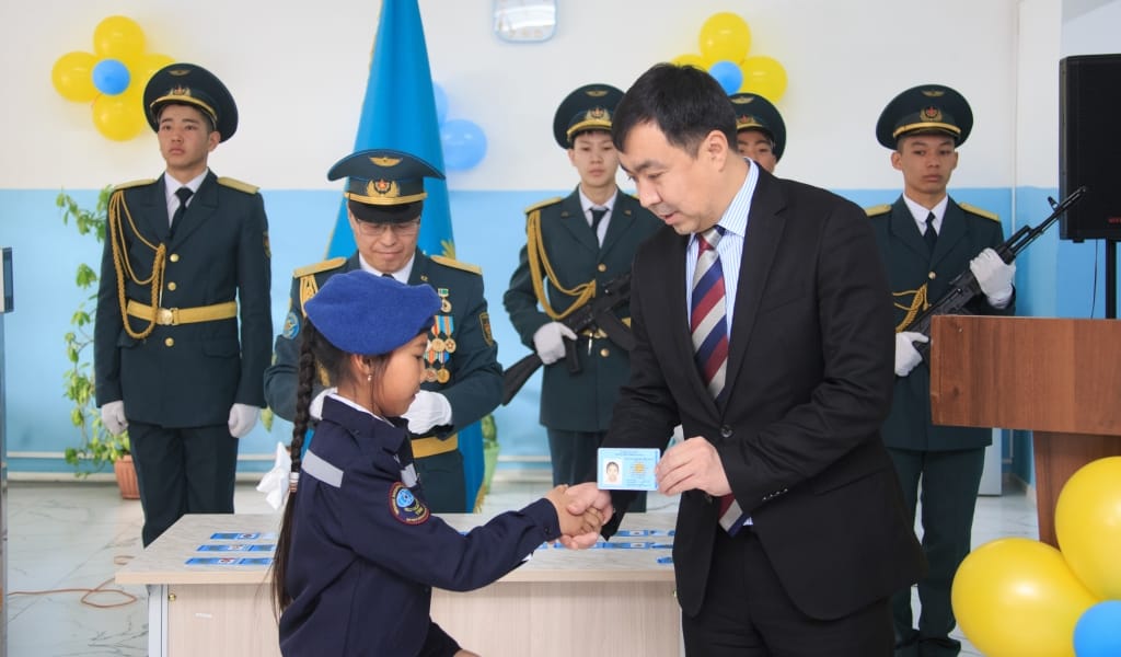 ТЕКЕЛІ ҚАЛАСЫНДА КАДЕТ СЫНЫБЫ АШЫЛДЫ