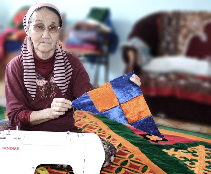 Гүлнәрдің, құрақ көрпесі