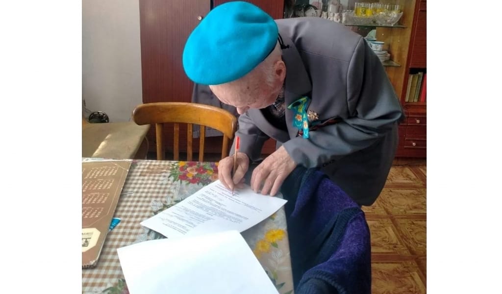 ТЕКЕЛІДЕ ҰЛЫ ОТАН СОҒЫСЫНЫҢ  АРДАГЕРІ ДАУЫС БЕРДІ