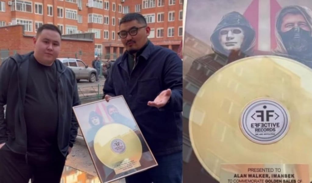 "500 бала  өз баспанасында өмір сүретін болады": Иманбек алтын дискін қайырымдылық қорына сыйлады