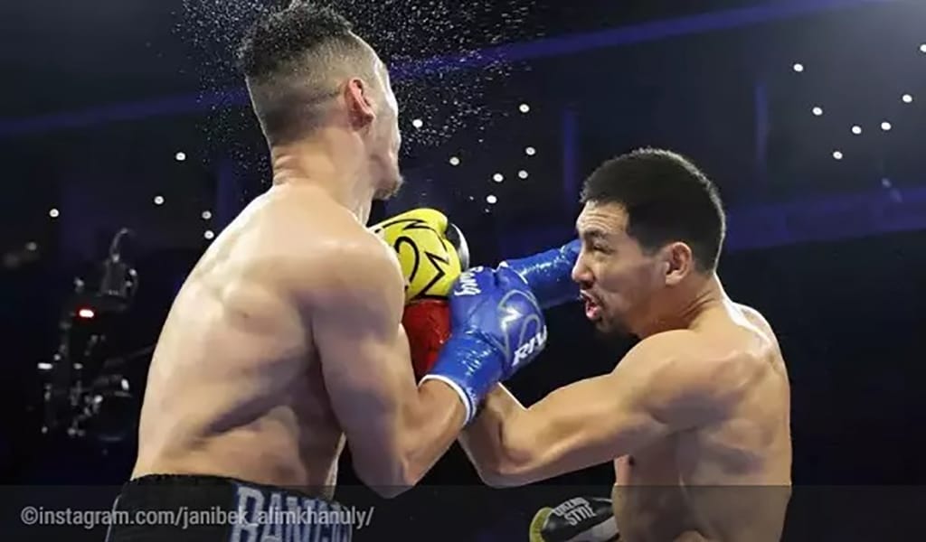 "Қарсыласы аяққа жармасты": Ресейлік басылым Жәнібектің кейінгі айқасы жайлы