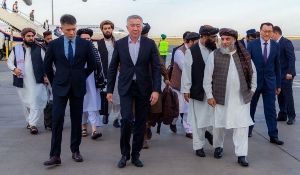 Ауғанстаннан Қазақстанға 200-ден астам адамнан тұратын делегация келді