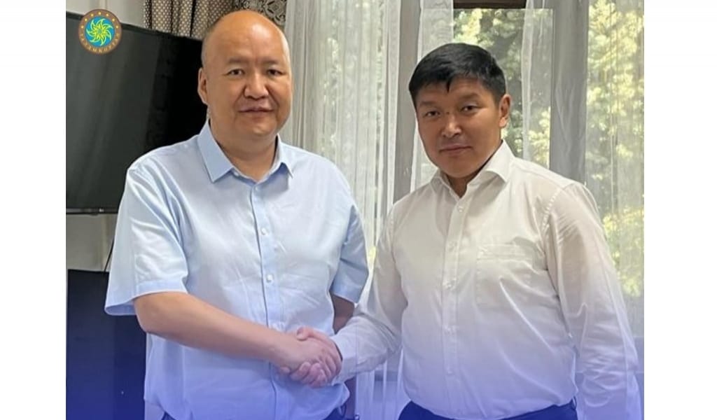 ТАЛДЫҚОРҒАННЫҢ ӘКІМІ ҚЫТАЙДАН КЕЛГЕН МЭРМЕН ЖОЛЫҚТЫ