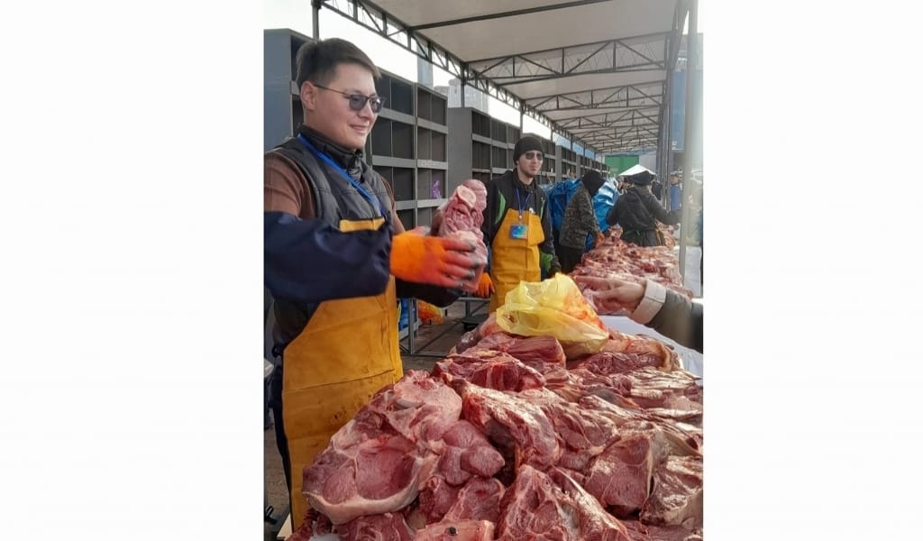 Жетісу өнімдері&nbsp;бас қала &nbsp;төрінде сатылуда