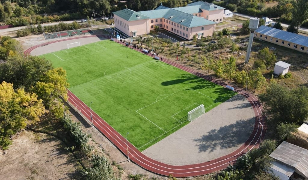 Cпорт алаңы ашылды