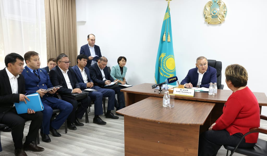 Бейбіт Исабаев жұмыс сапарымен Текелі қаласына барды