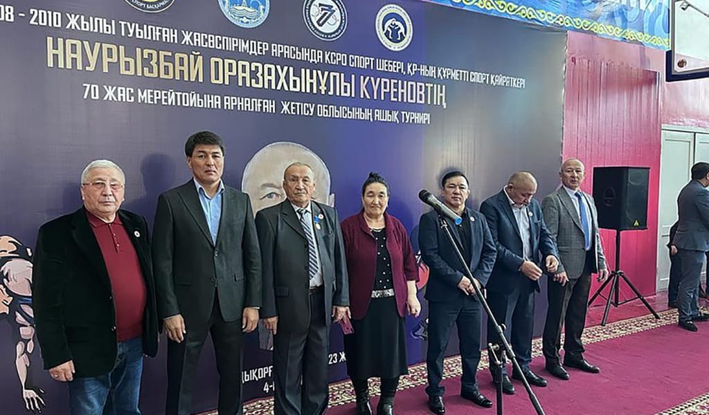 Бапкер құрметіне еркін күрестен ашық турнир өтті