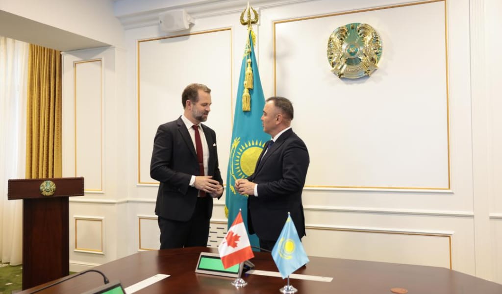 Облыс әкімінің орынбасары Канада елшісімен кездесті