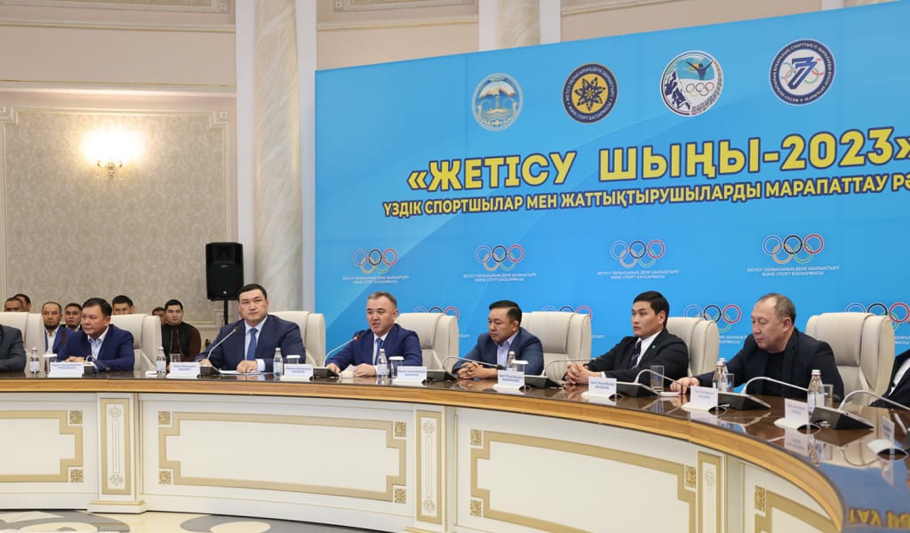 Жетісуда үздік спортшылар марапатталды