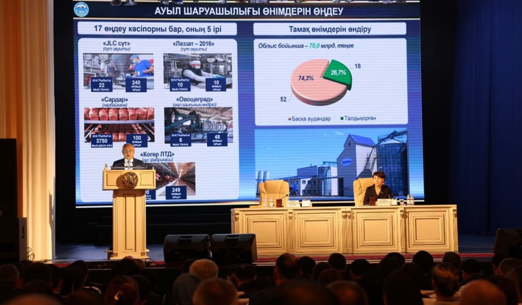 Бейбіт Исабаев Талдықорған қаласының тұрғындарымен кездесті