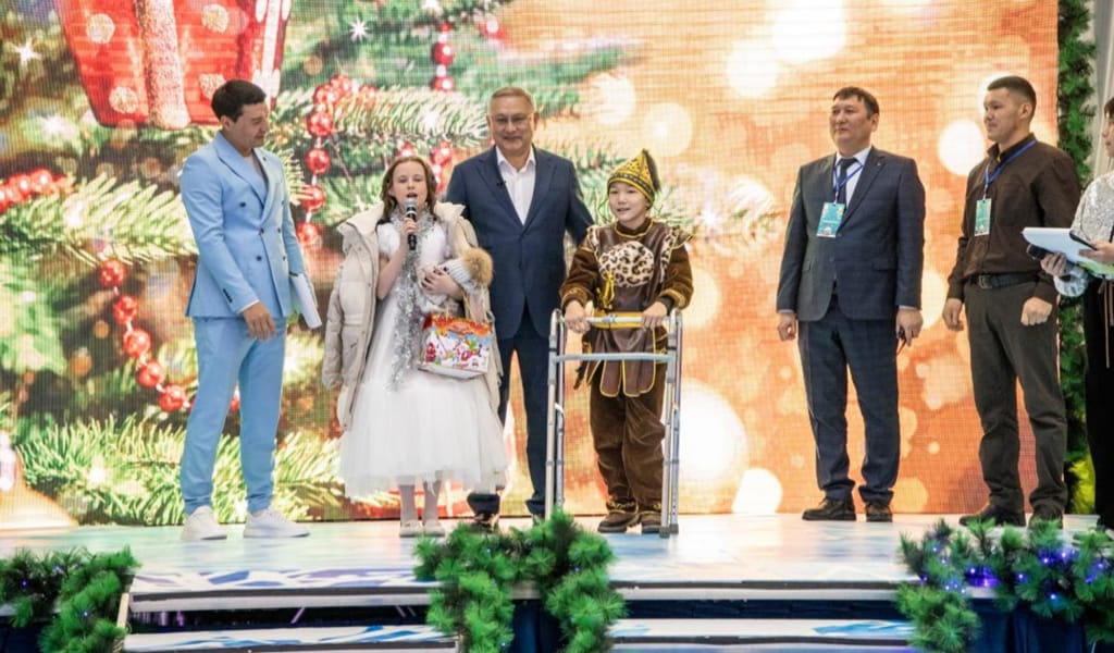 Жетісуда балаларға арналған Президенттік шырша мерекесі өтті
