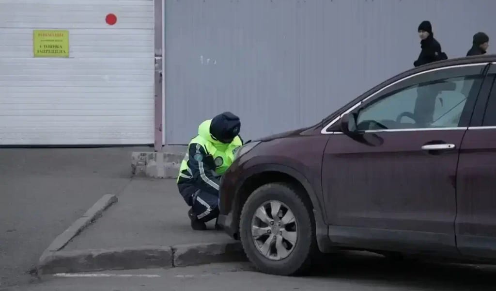 Панфилов ауданында заң бұзған жүргізушілерден көлікті айыптұраққа қойғаны үшін заңсыз ақша алынған