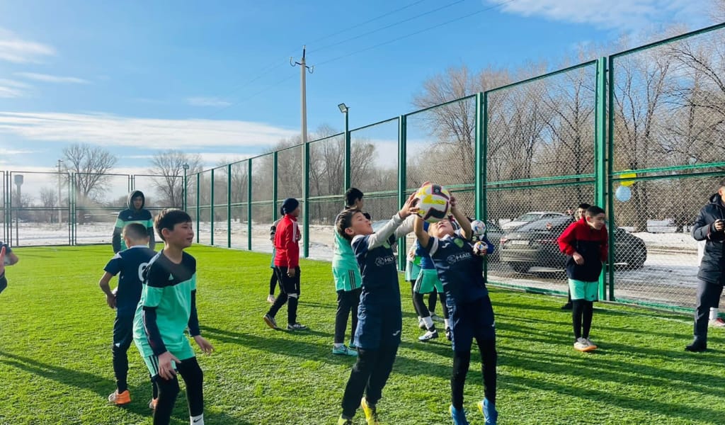 Спорт алаңы қолданысқа берілді