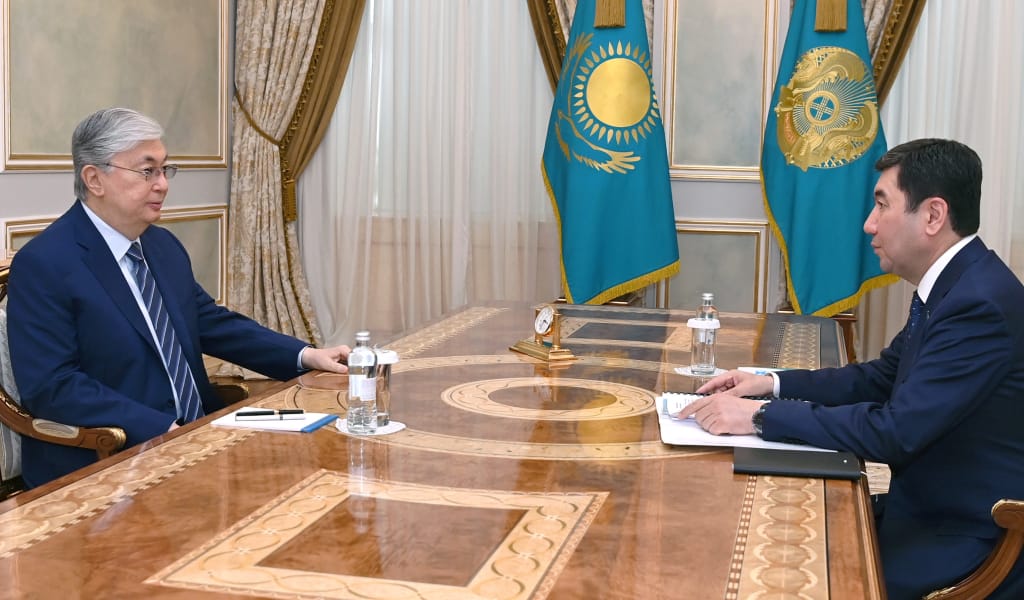 Президент Мәжіліс төрағасы Ерлан Қошановты қабылдады