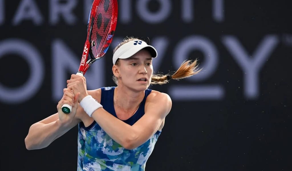 Рыбакина Брисбен турнирінің жартылай финалына шықты