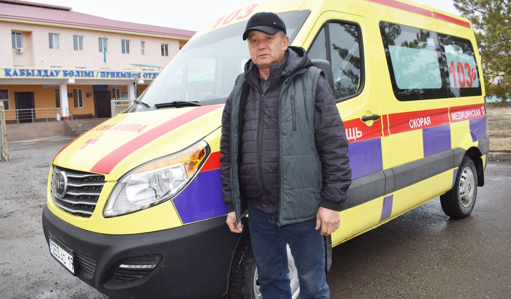 «Жедел жәрдем» көлігі берілді