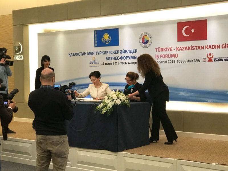 Алматы облысының іскер әйелдері Қазақстан мен Түркияның бизнес-форумына қатысуда