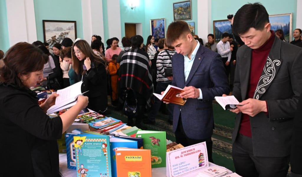 Талдықорғанда кітап жәрмеңкесі өтті