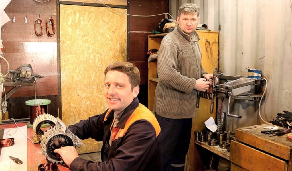 Текелілік кәсіпкер электр қозғалтқыштарын жөндейтін цех ашты
