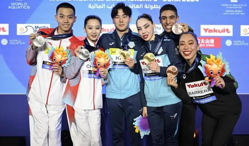 Су спорты: Спортшыларымыз әлем чемпионатының тұңғыш алтынын жеңіп алды