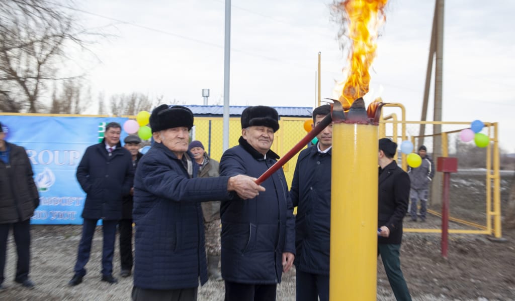 АУЫЛ ГАЗҒА ҚОСЫЛДЫ