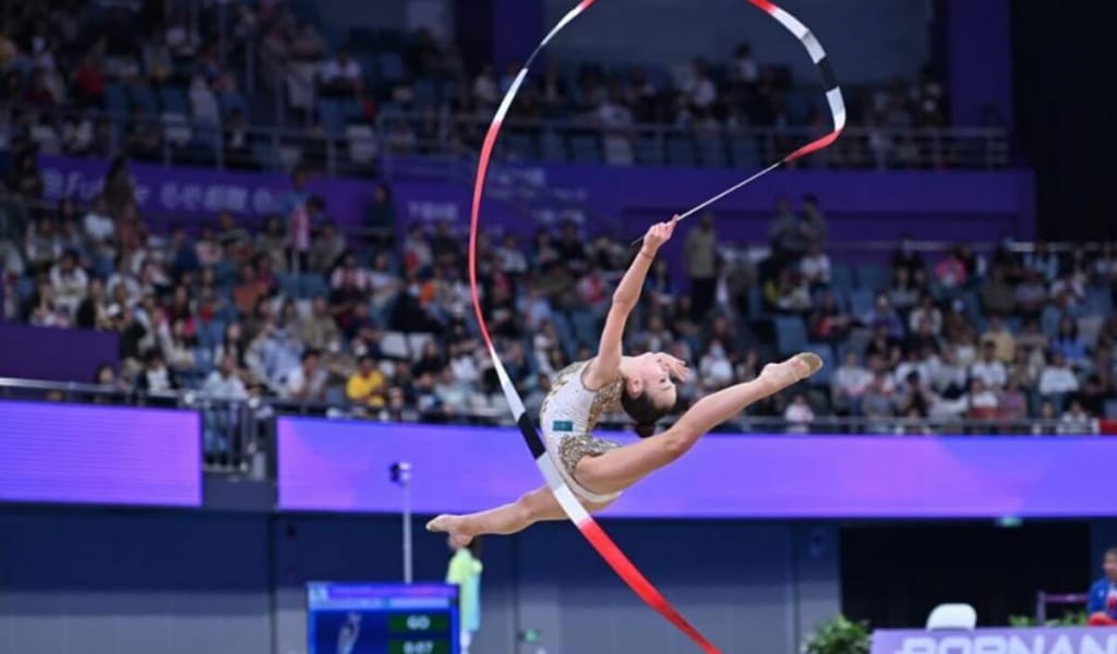 ТАЛДЫҚОРҒАНДА СПОРТТЫҚ ЖӘНЕ КӨРКЕМ ГИМНАСТИКАҒА АРНАЛҒАН КЕШЕН САЛЫНАДЫ