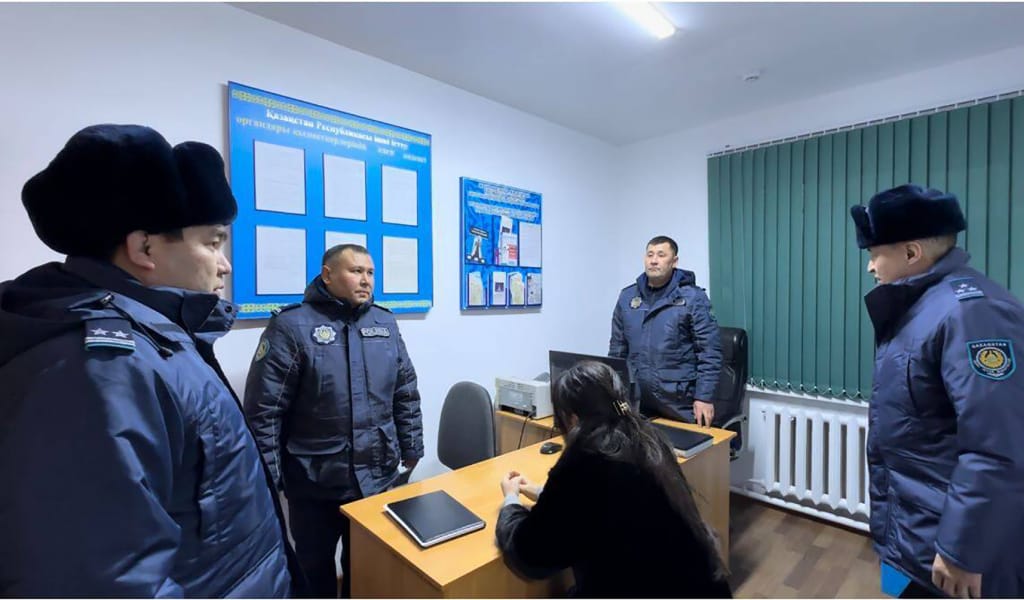 Жетісу облысының ПД бастығы Талдықорғандағы учаскелік пунктерді аралады