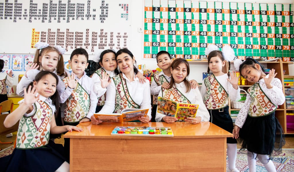 Баламды балабақша сөйлетті
