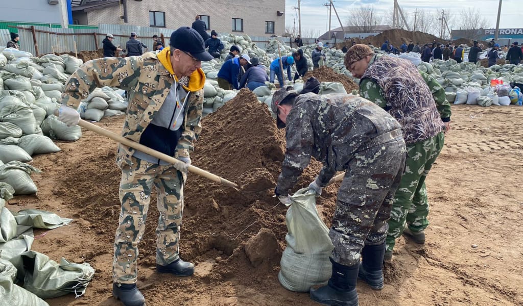 Су тасқынынан зардап шеккен өңірлерге көмек