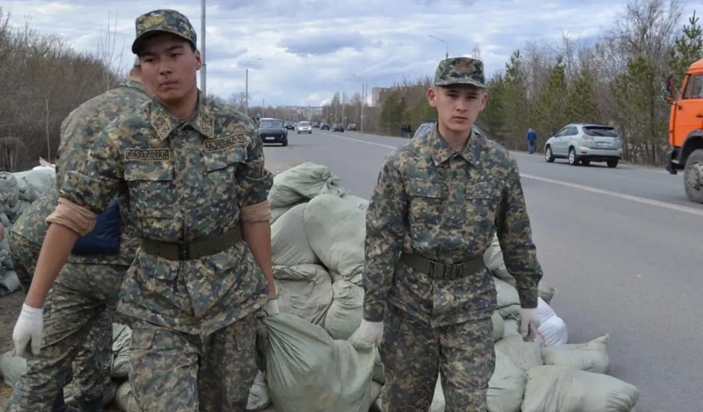 Ұлттық ұланның 1200-ден астам сарбазы тасқын аймағында көмектесіп жүр