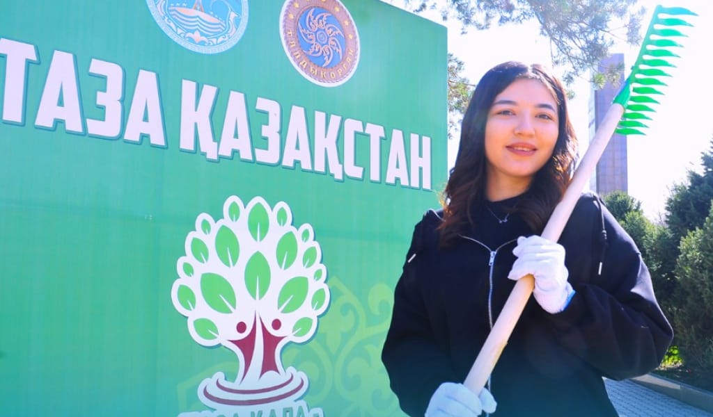 "КИЕЛІ МЕКЕН" АПТАЛЫҒЫ АЯСЫНДА БІРНЕШЕ ТАЗАЛЫҚ ШАРАСЫ ӨТЕДІ