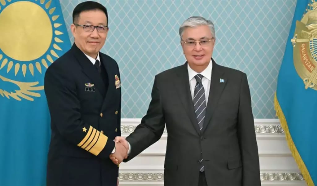 Мемлекет басшысы ҚХР қорғаныс министрі Дун Цзюньді қабылдады