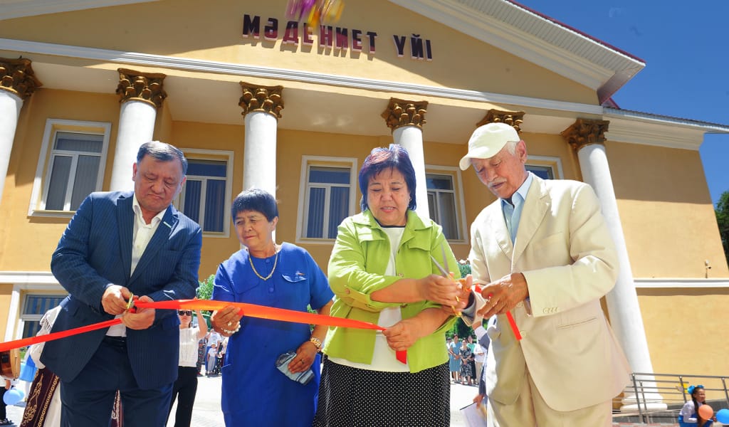 Мәдениет үйі есік ашты