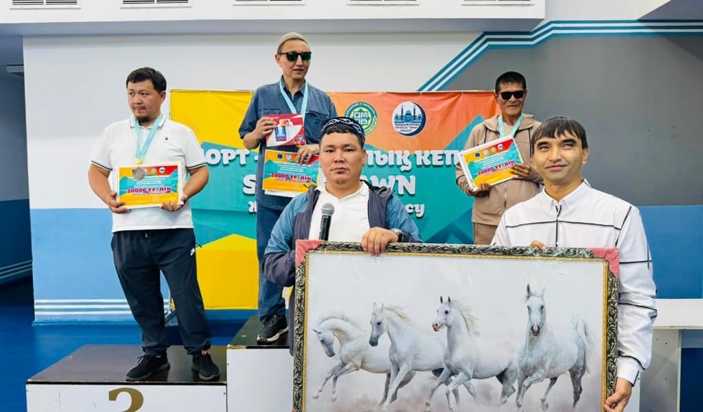 Өзгеше жарыс өтті