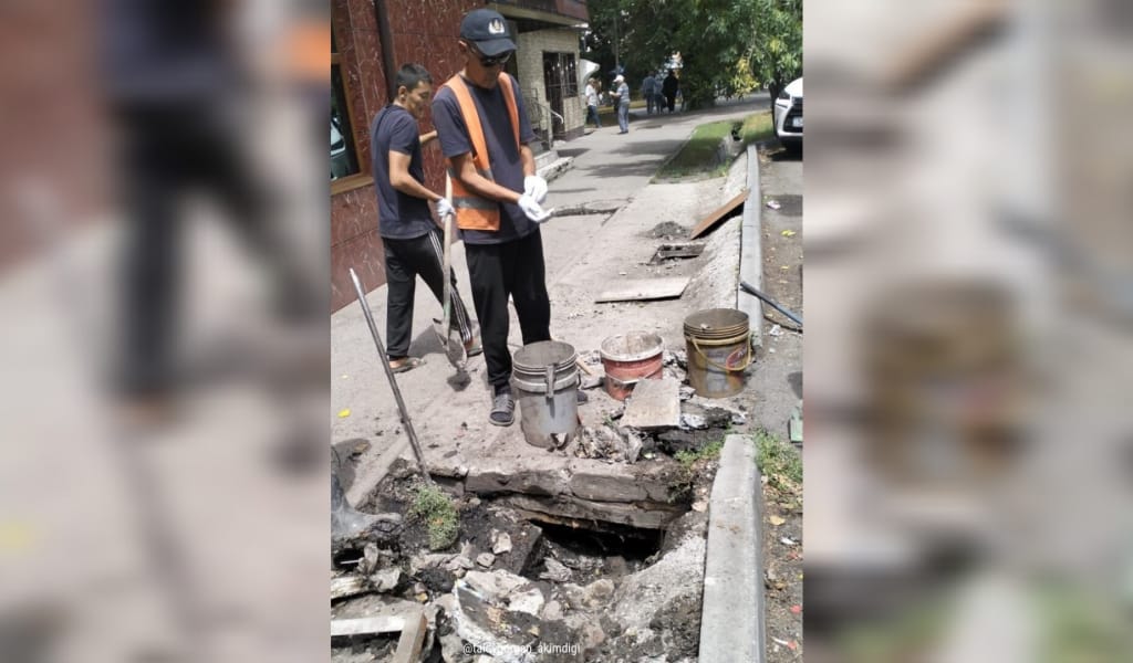 Талдықорғанда арық желілері тегіс жаңартылуда
