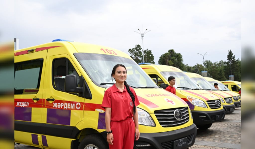 «Жедел жәрдем» көлігі табысталды