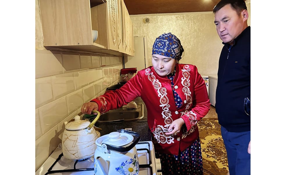 ҮШ АУЫЛҒА ГАЗ БЕРІЛДІ