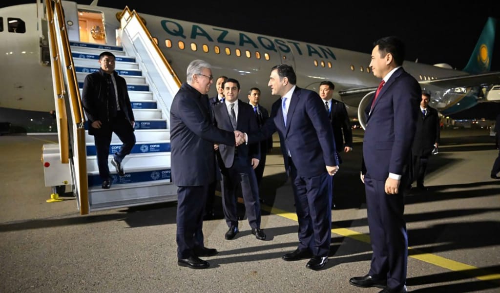 Мемлекет басшысы Бакуге жұмыс сапарымен барды