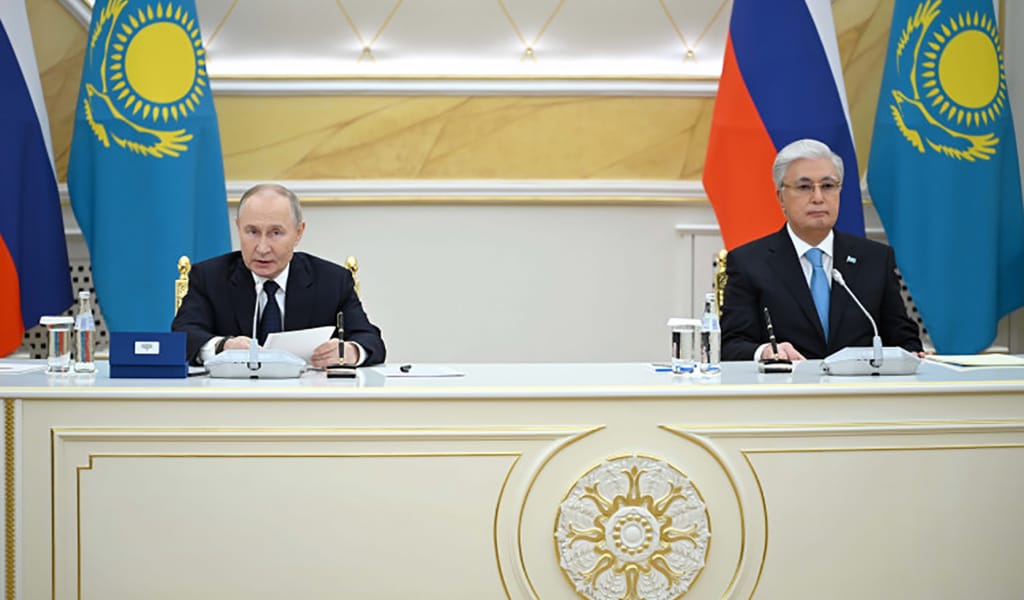 Қазақстан мен Ресей президенттері БАҚ өкілдері үшін брифинг өткізді