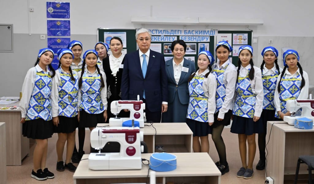 ПРЕЗИДЕНТ ЫНТЫМАҚ АУЫЛЫНДАҒЫ №30 ОРТА МЕКТЕПТІ АРАЛАП КӨРДІ