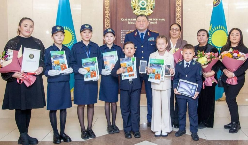 "МЕНІҢ ПОЛИЦИЯМ" РЕСПУБЛИКАЛЫҚ БАЛАЛАР БАЙҚАУЫ ӨЗ МӘРЕСІНЕ ЖЕТТІ