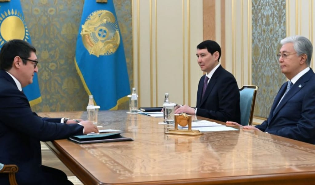 Мемлекет басшысы Энергетика министрі Алмасадам Сәтқалиевті қабылдады