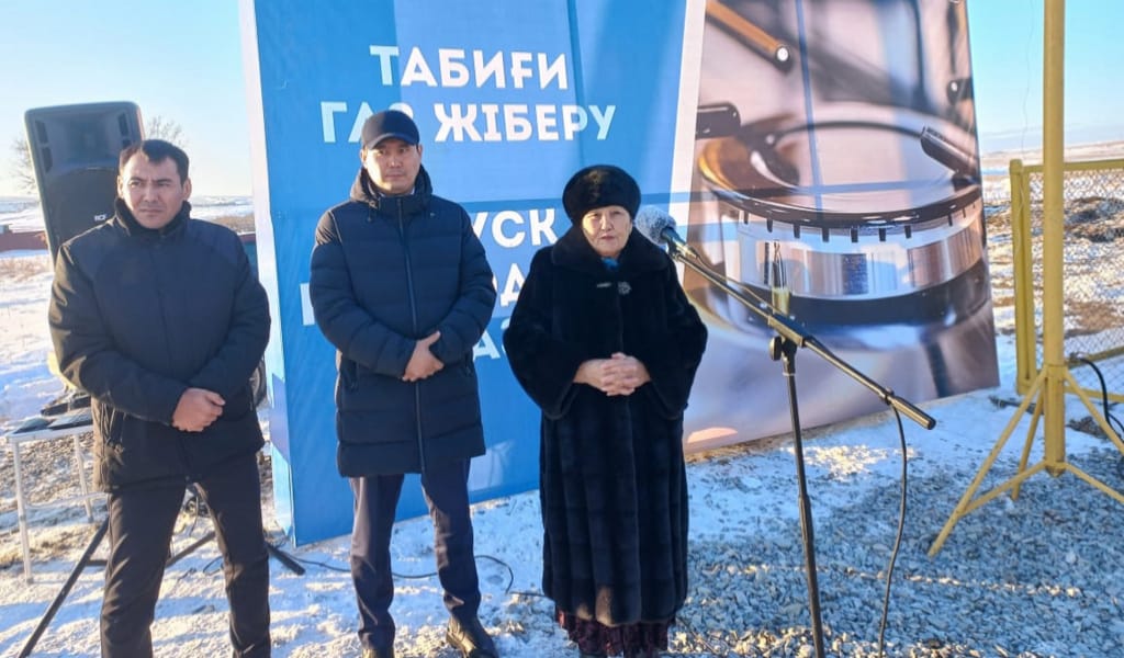 Мойнақ ауылы табиғи газға қосылды