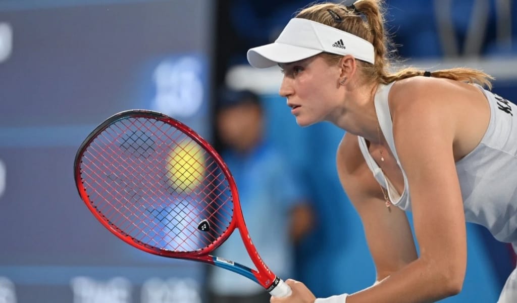 РЫБАКИНА ЖЕҢІСПЕН БАСТАДЫ