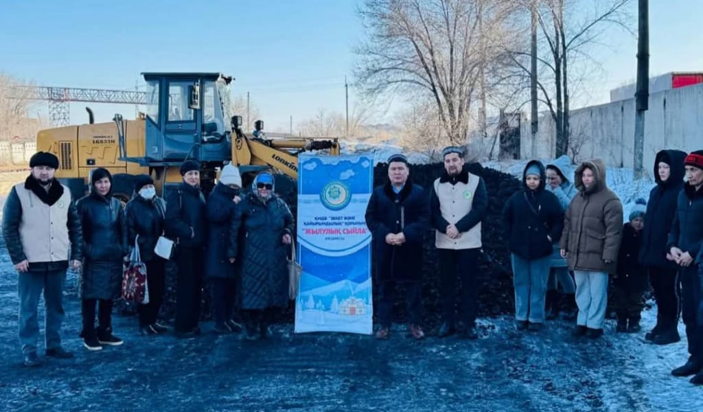 Талдықорғанда 22 отбасына көмір үлестірілді
