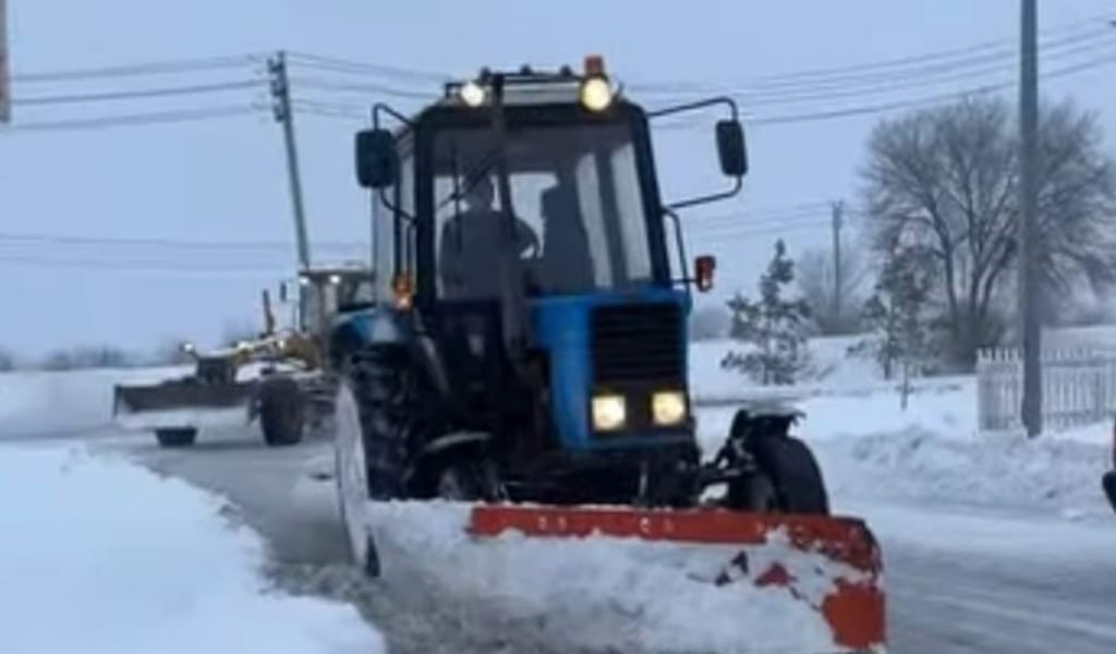 Талдықорғанда қар тазалау ісі қарқынды
