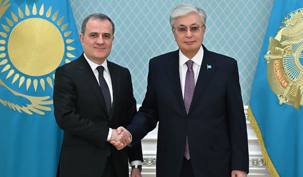 Мемлекет басшысы Әзербайжанның Сыртқы істер министрін қабылдады