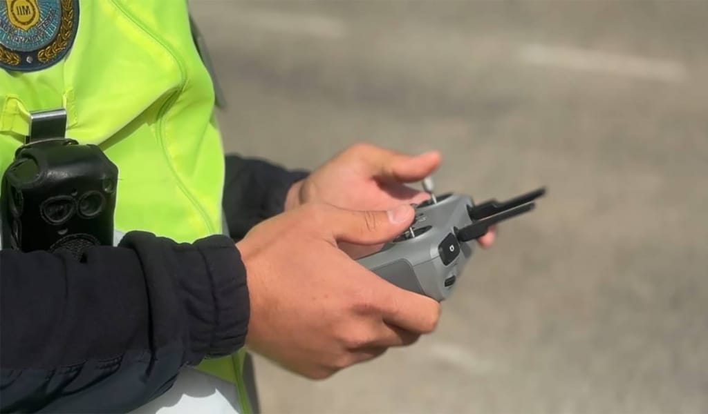 Жетісуда полиция дрондардың көмегімен 27 жол ережесін бұзу дерегін анықтады